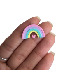 Aplique Pingente Arco Iris em Acrílico - 1 Unidade - comprar online