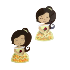 Aplique Bela Para Arco em Acrílico - 1 Unidade