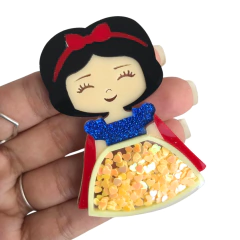 Aplique Branca de Neve Para Arco em Acrílico - 1 Unidade - comprar online