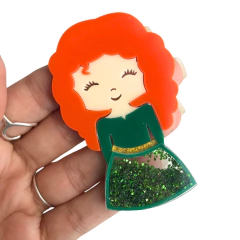 Aplique Merida Para Arco (Reta) em Acrílico - 1 Unidade - comprar online