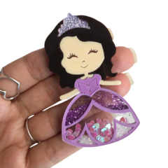 Aplique Princesa Sofia Para Arco (Reta) em Acrílico - 1 Unidade - comprar online
