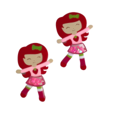 Aplique Moranguinho Para Arco em Acrílico - 1 Unidade