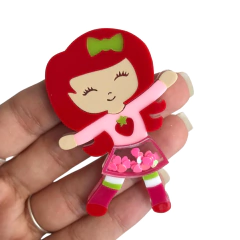 Aplique Moranguinho Para Arco em Acrílico - 1 Unidade - comprar online