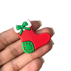 Aplique Meia de Natal Emborrachado - 1 unidade - comprar online