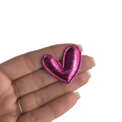 Imagem do APLIQUE CORAÇÃO METALIZADO - 1 UNIDADE