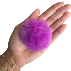 POMPOM PELINHO LISO (6CM) - 1 UNIDADE - loja online