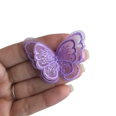 Imagem do APLIQUE BORBOLETA BORDADA EM VOAL - 1 UNIDADE
