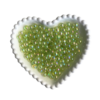 PÉROLA IRISADA COR VERDE (8MM) - 20 GRAMAS