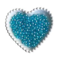 PÉROLA IRISADA COR AZUL (8MM) - 20 GRAMAS