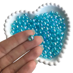 PÉROLA IRISADA COR AZUL (8MM) - 20 GRAMAS - comprar online