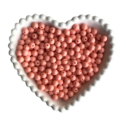 MIÇANGA BOLINHA LISA SALMÃO (8MM) - 20 GRAMAS