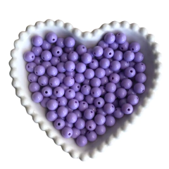 MIÇANGA BOLINHA LISA LILÁS (10MM) - 20 GRAMAS