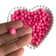 MIÇANGA BOLINHA LISA ROSA MÉDIO (10MM) - 20 GRAMAS - comprar online
