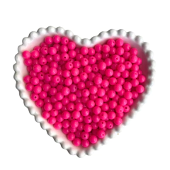 MIÇANGA BOLINHA LISA PINK (8MM) - 20 GRAMAS