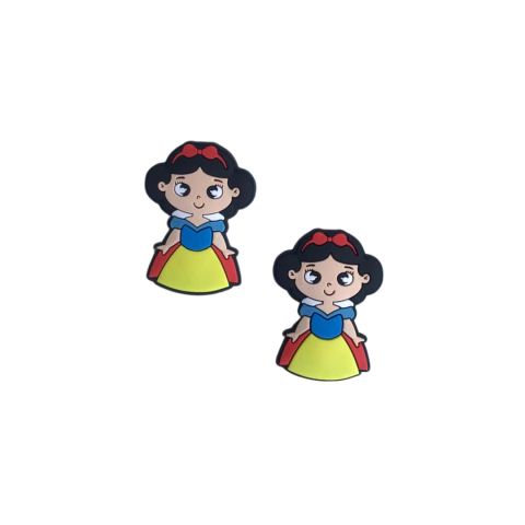 Aplique Princesa Branca de Neve Corpinho Emborrachado - 1 unidade