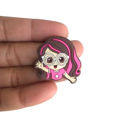 Aplique Luluca Rostinho Emborrachado - 1 unidade - comprar online