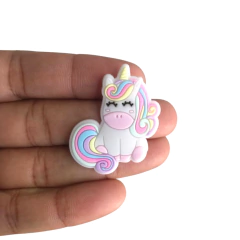 Aplique Unicórnio Emborrachado - 1 unidade - Loja da Laceira