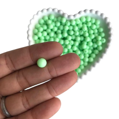 MIÇANGA BOLINHA LISA VERDE CLARO (8MM) - 20 GRAMAS - comprar online