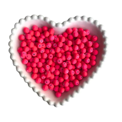 MIÇANGA BOLINHA EMBORRACHADA ROSA NEON (8MM) - 20 GRAMAS