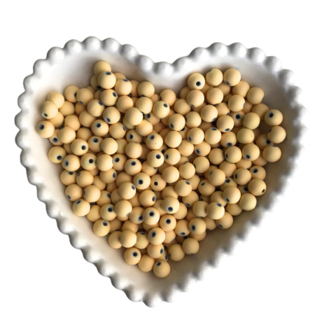 MIÇANGA BOLINHA EMBORRACHADA BEGE (8MM) - 20 GRAMAS