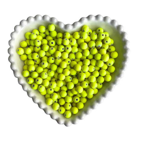 MIÇANGA BOLINHA EMBORRACHADA AMARELO NEON (8MM) - 20 GRAMAS