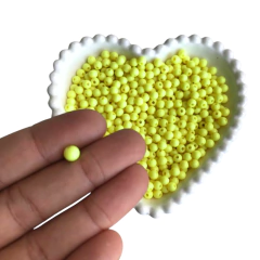 MIÇANGA BOLINHA LISA AMARELO (6MM) - 20 GRAMAS - comprar online