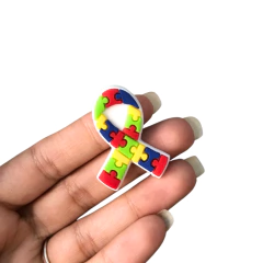 Aplique Laço Autismo Emborrachado - 1 unidade - comprar online