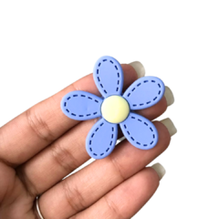 Aplique Flor Pespontada Emborrachada - 1 unidade - comprar online