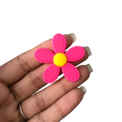 Aplique Flor Pespontada Emborrachada - 1 unidade na internet