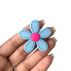 Aplique Flor Pespontada Emborrachada - 1 unidade na internet
