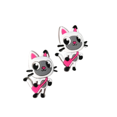 Aplique Pandy Paws (Gabby) Emborrachado - 1 unidade
