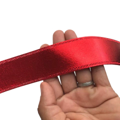 FITA VERMELHA LAMÊ (38MM) - 1 METRO - comprar online