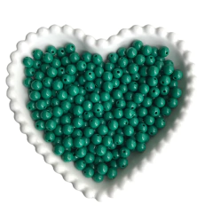 MIÇANGA BOLINHA LISA VERDE BANDEIRA (8MM) - 20 GRAMAS