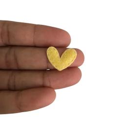 Imagem do APLIQUE MINI CORAÇÃO COM GLITTER - 5 UNIDADES