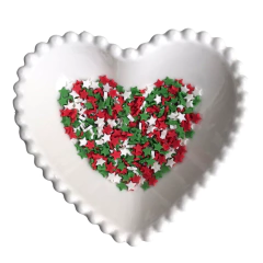 CONFEITO ESTRELA DE NATAL DE FIMO - 10g