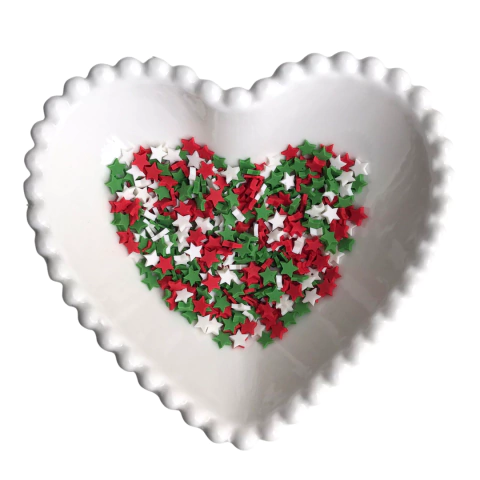 CONFEITO ESTRELA DE NATAL DE FIMO - 10g