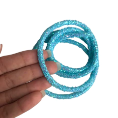 TUBO DE CONFETE BRILHANTE AZUL - 1 METRO - comprar online