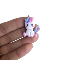 Aplique Unicórnio em Resina - 1 Unidade - comprar online