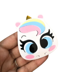 Aplique Unicórnio Para Arco em Acrílico - 1 Unidade - comprar online