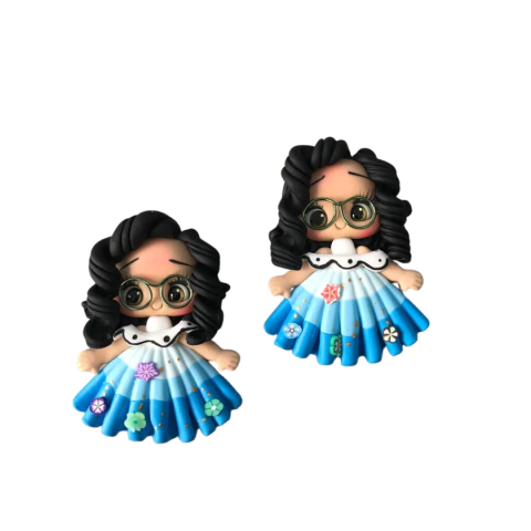 APLIQUE BISCUIT PERSONAGEM MIRABEL - 1 UNIDADE