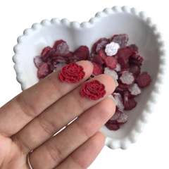 MINI APLIQUE ACRÍLICO ELEMENTOS DAS PRINCESAS - 28 UNIDADES - Loja da Laceira