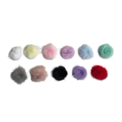 APLIQUE POMPOM PELINHO METADE PEQUENO (2.5CM) - 4 UNIDADES - comprar online