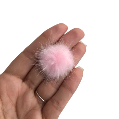 APLIQUE POMPOM PELINHO METADE PEQUENO (2.5CM) - 4 UNIDADES - loja online