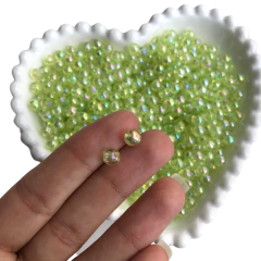 PÉROLA IRISADA COR VERDE (6MM) - 20 GRAMAS - comprar online