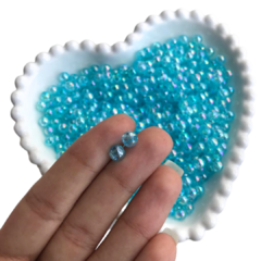 PÉROLA IRISADA COR AZUL (6MM) - 20 GRAMAS - comprar online