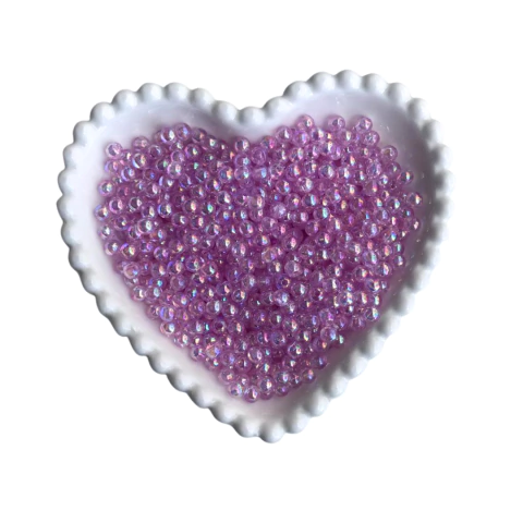 PÉROLA IRISADA COR LILÁS (6MM) - 20 GRAMAS