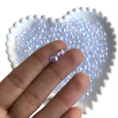 PÉROLA IRISADA COR TRANSPARENTE (6MM) - 20 GRAMAS - comprar online