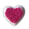 PÉROLA IRISADA COR PINK (6MM) - 20 GRAMAS