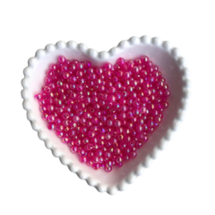 PÉROLA IRISADA COR PINK (6MM) - 20 GRAMAS