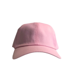 BONÉ LISO BRIM ROSA CLARO COM VELCRO - 1 UNIDADE